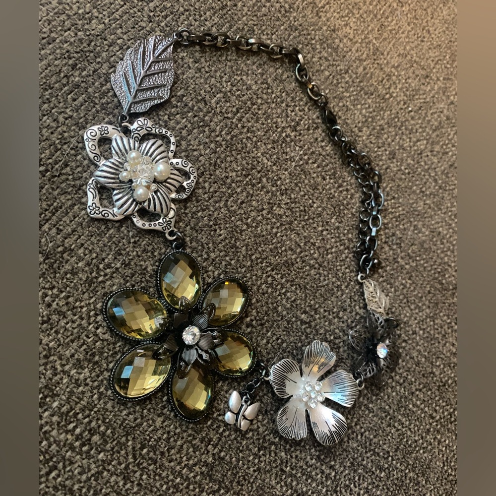 Flower Statement Necklace